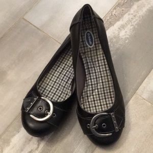 Dr Scholl’s Black Flats